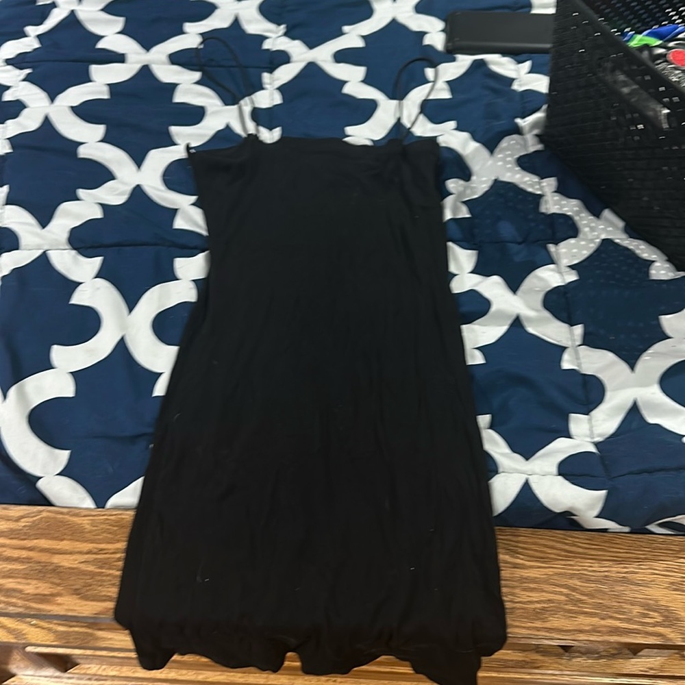 Ambiance- black dress, size large.